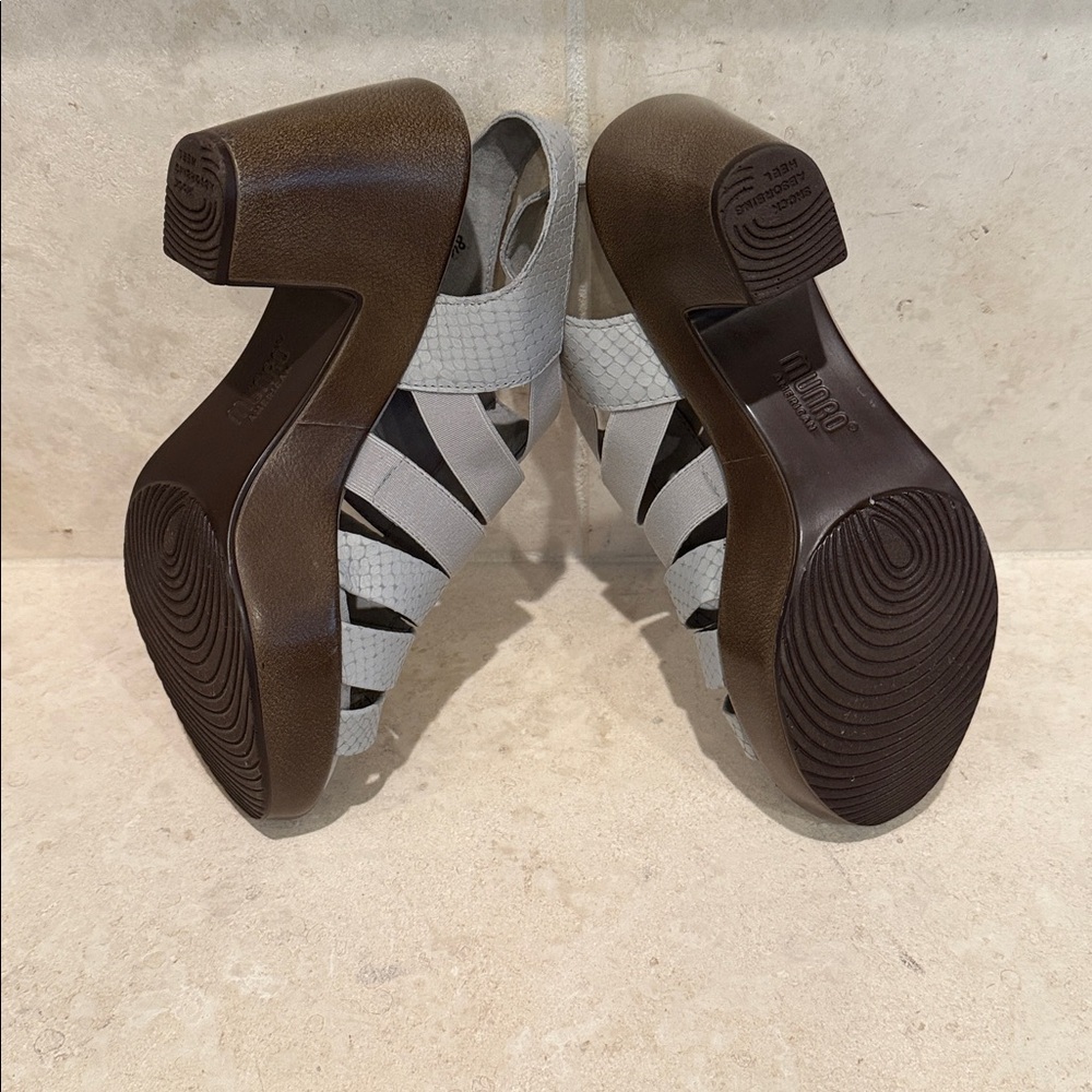 Munro Cookie Slingback Chunky Platform Sandals - image 6